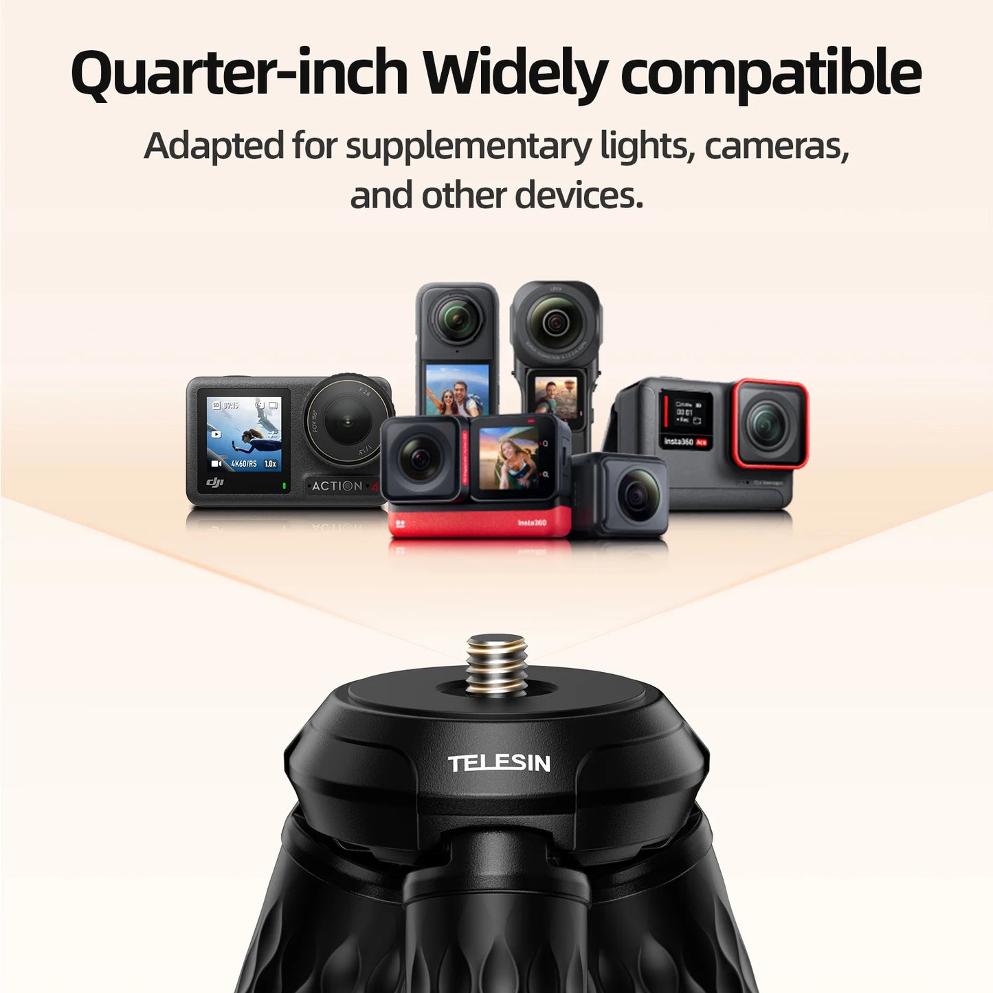Magnetic Quick Release Mini Tripod