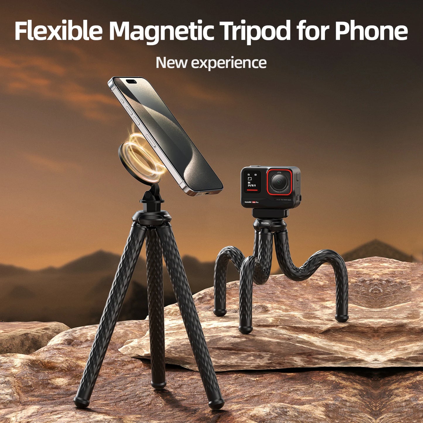 Magnetic Quick Release Mini Tripod