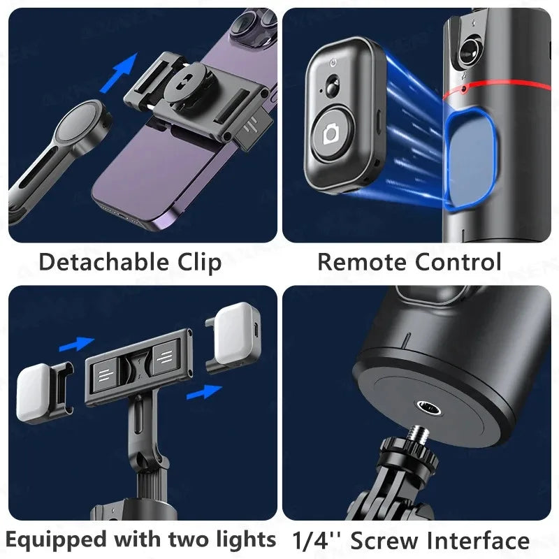 360° Gimbal Stabilizer & Selfie Stick