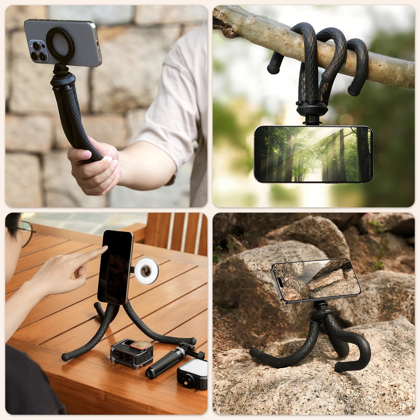 Magnetic Quick Release Mini Tripod